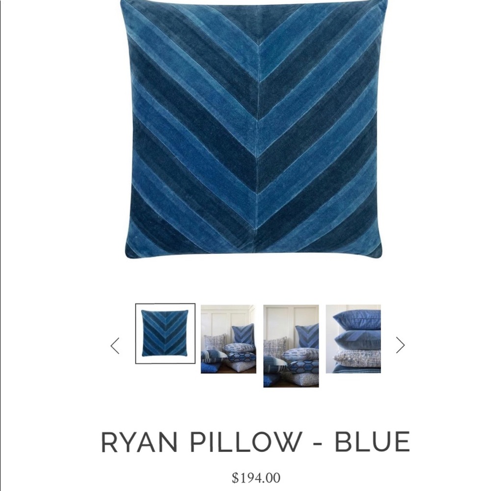 3 Piper collection decorative pillows